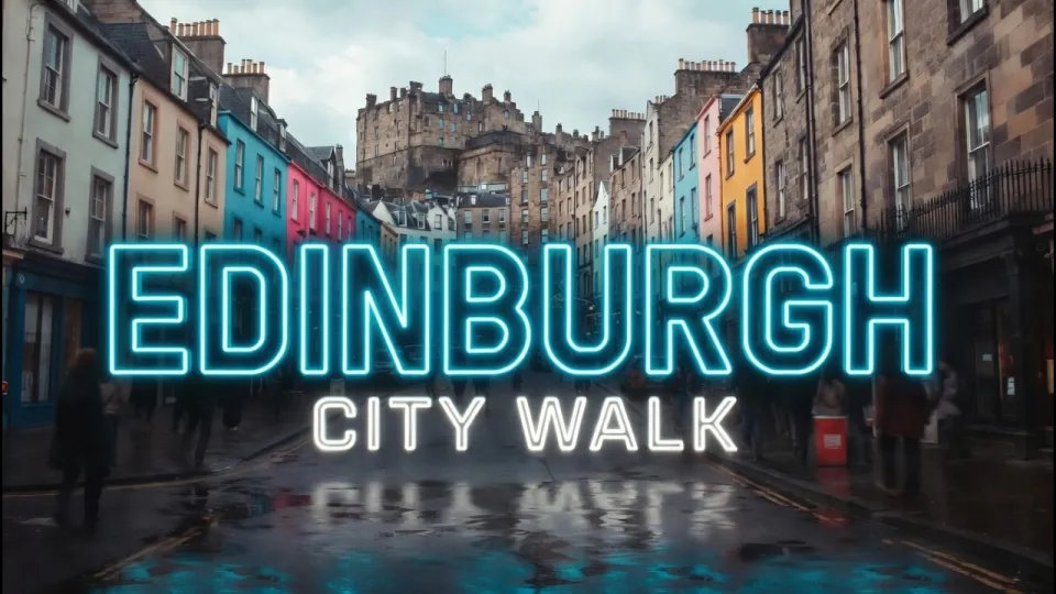 Edinburgh Walking Tour | Royal Mile & Old Town Scotland UK | Edinburgh City Walk 4K